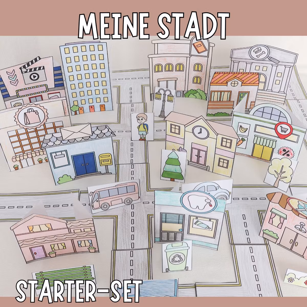 Meine Stadt zum Basteln - Starterset