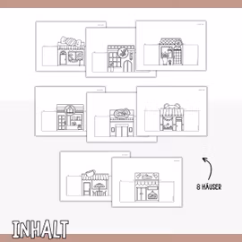 Meine Stadt zum Basteln - Stadtzentrum