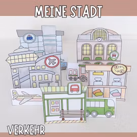 Meine Stadt zum Basteln - Verkehr