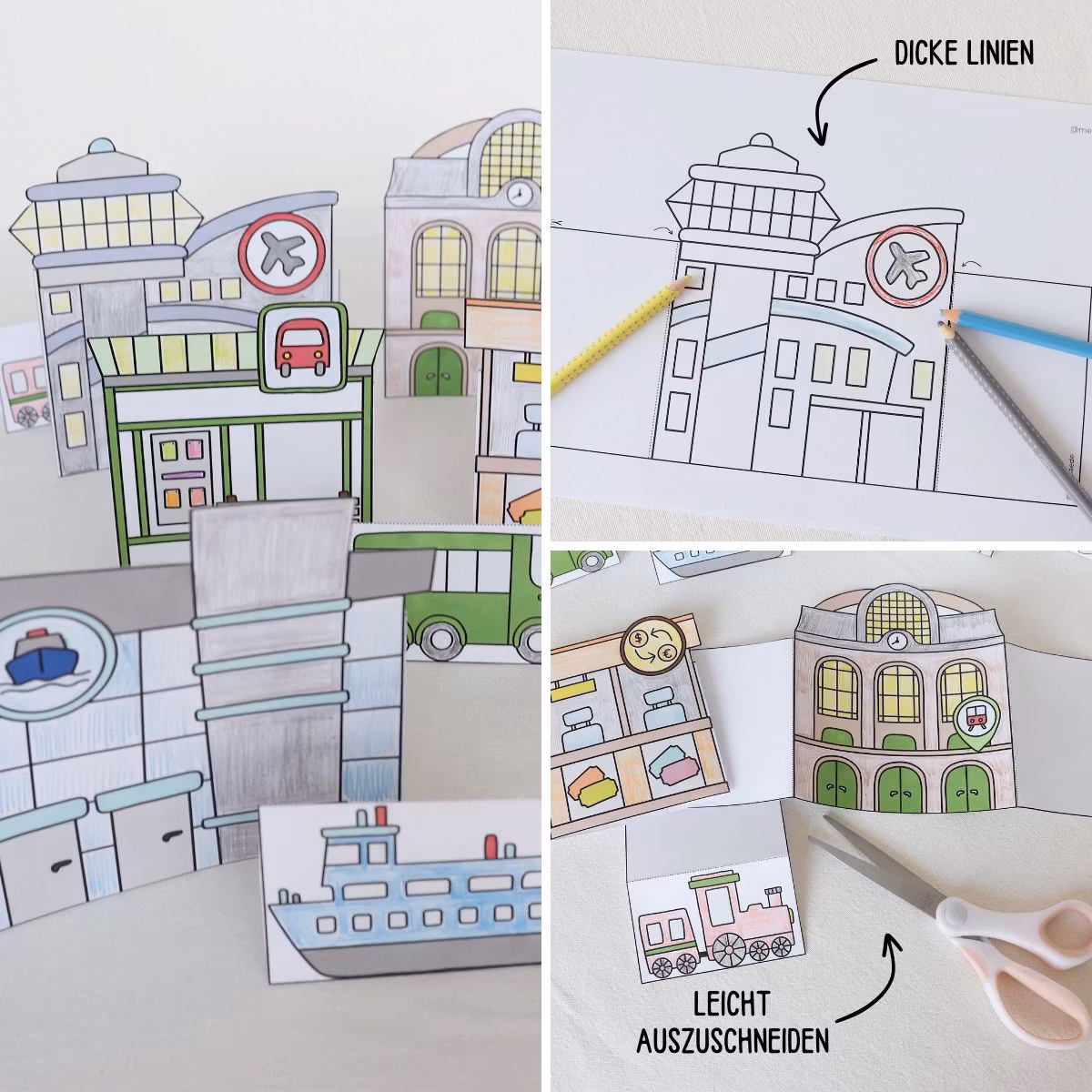 Meine Stadt zum Basteln - Verkehr