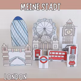 Meine Stadt zum Basteln - London