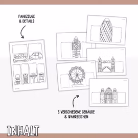 Meine Stadt zum Basteln - London