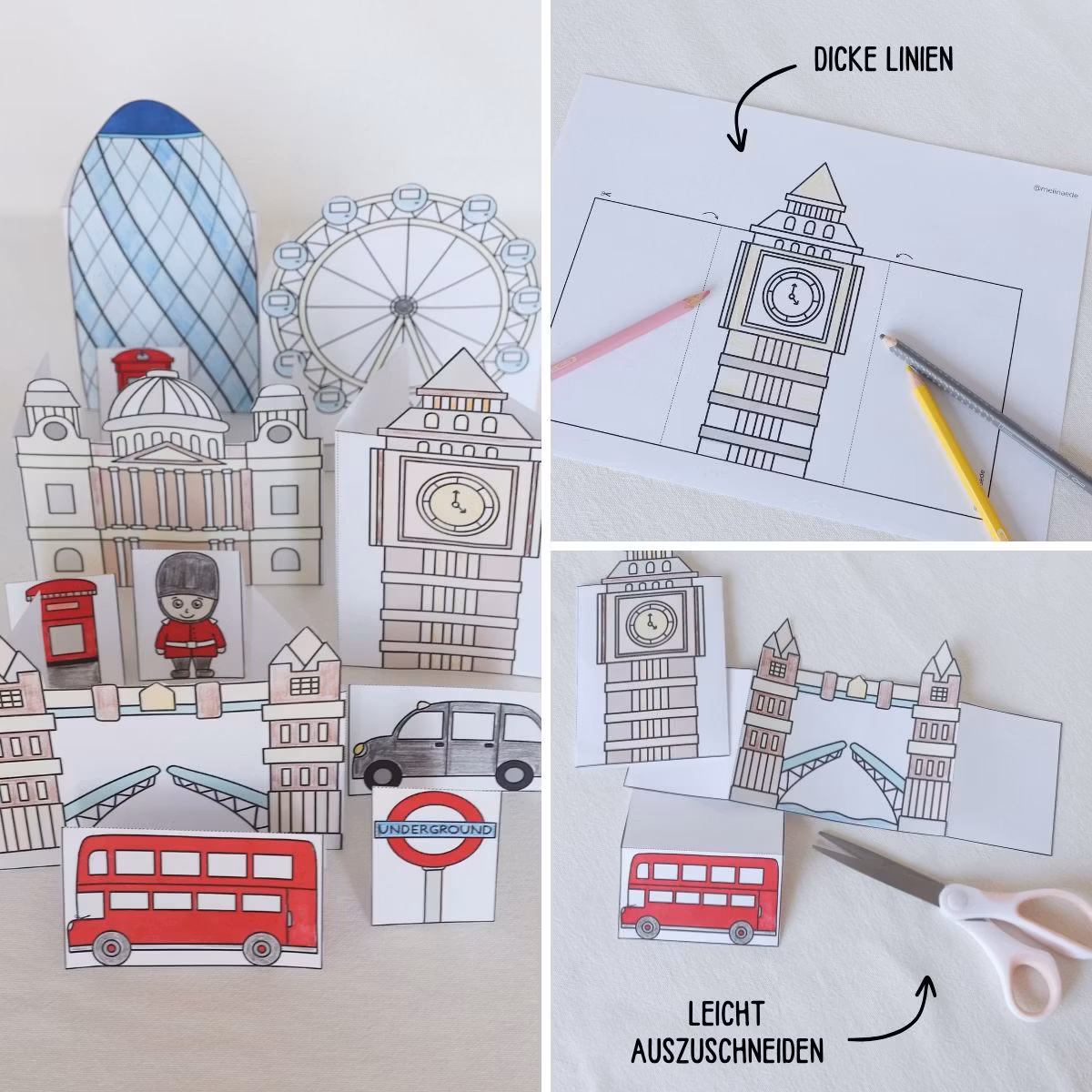 Meine Stadt zum Basteln - London