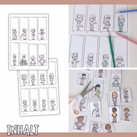 Meine Stadt zum Basteln - Menschen