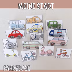 Meine Stadt zum Basteln - Fahrzeuge
