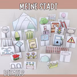 Meine Stadt zum Basteln - Details