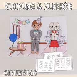 Erweiterung Anziehpuppen - Geburtstag