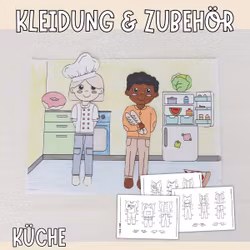 Erweiterung Anziehpuppen - Küche