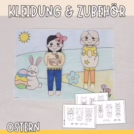 Erweiterung Anziehpuppen - Ostern