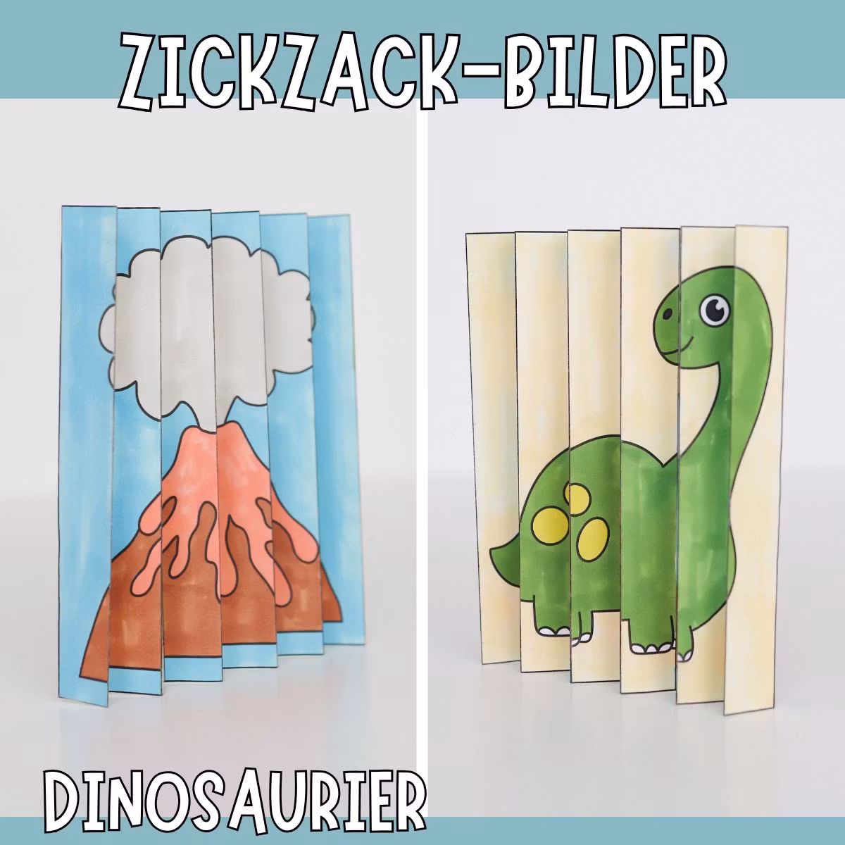 Agamograph-Bilder: Dinosaurier