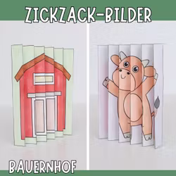 Agamograph-Bilder: Bauernhof