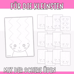 Mit der Schere üben – Frisuren schneiden