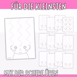Mit der Schere üben – Frisuren schneiden