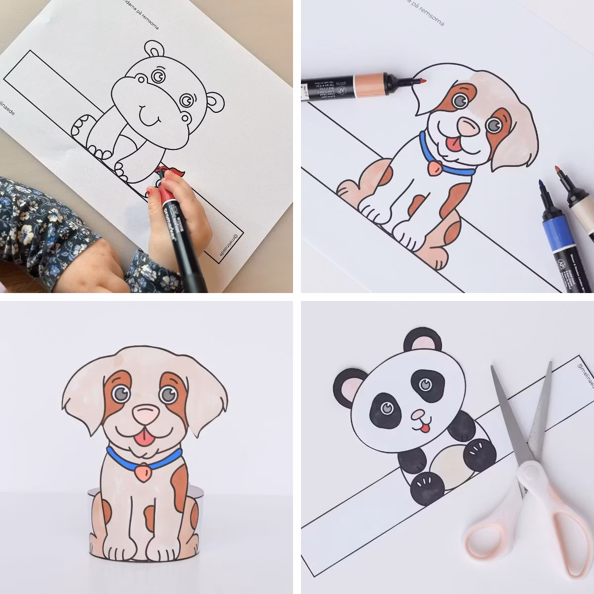 Tiere basteln - Dekorationen