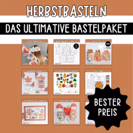 Herbstbasteln – Das ultimative Bastelpaket zum Ausdrucken