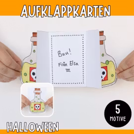 Halloweenkarten basteln