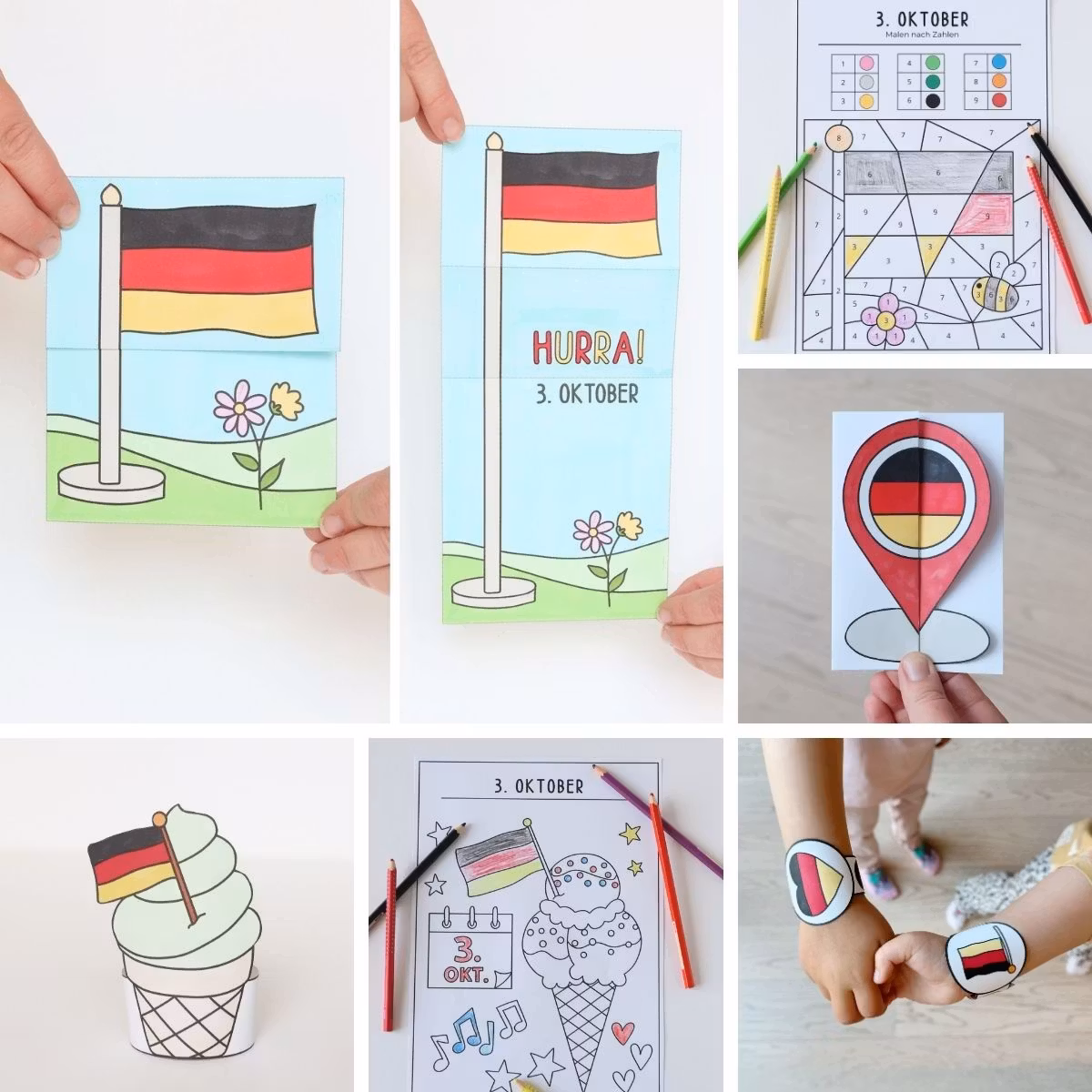 Tag der Deutschen Einheit - Bastelset