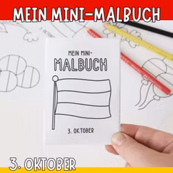 Mein Mini-Malbuch - Tag der Deutschen Einheit