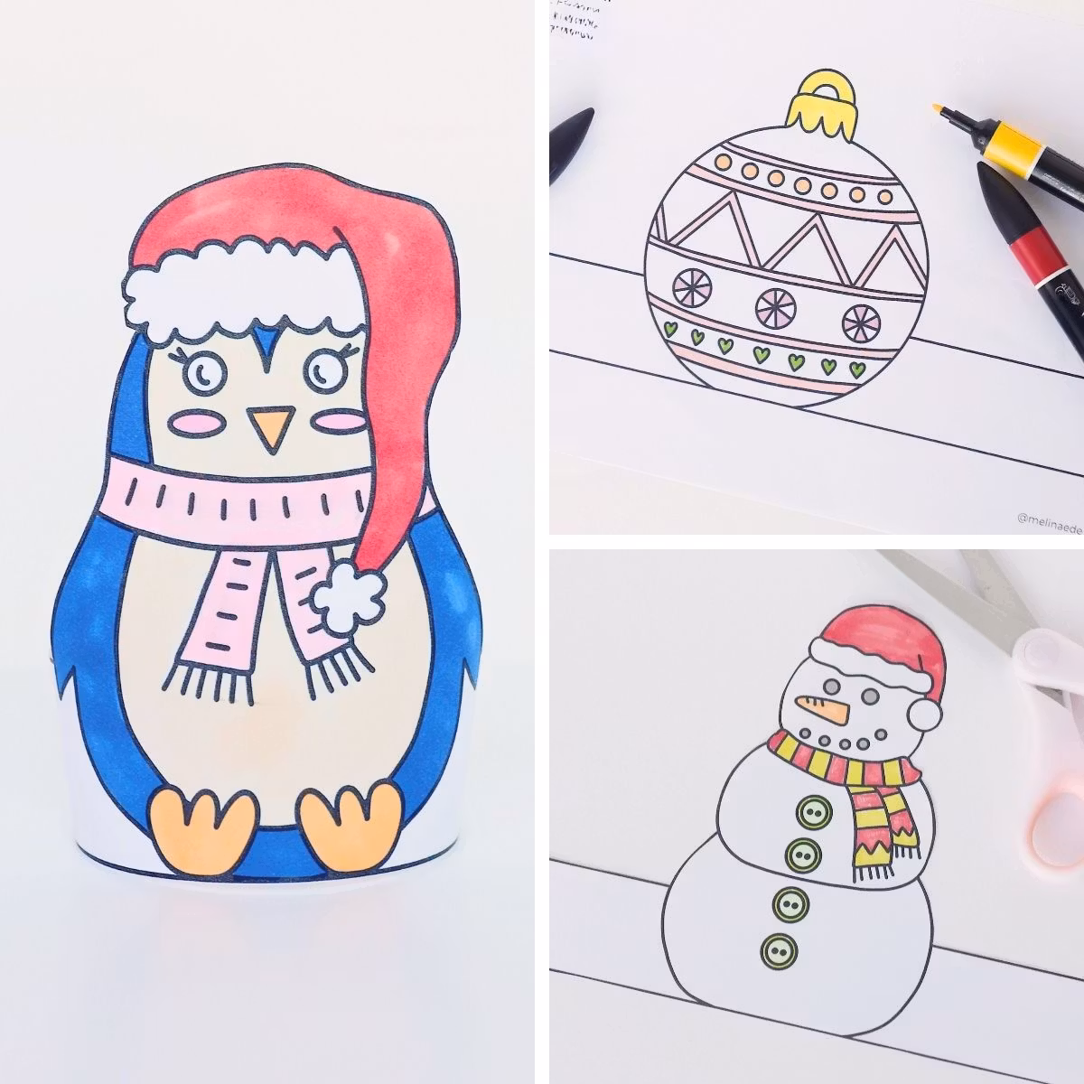 Weihnachtsdeko – Stehfiguren basteln