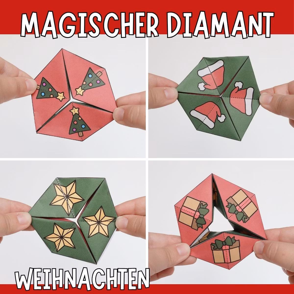 Weihnachtsbasteln - Magischer Diamant