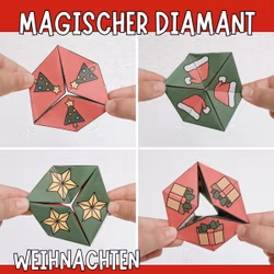 Weihnachtsbasteln - Magischer Diamant
