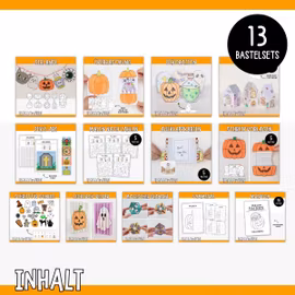 Halloweenbasteln – Das ultimative Bastelpaket zum Ausdrucken