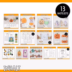 Halloweenbasteln – Das ultimative Bastelpaket zum Ausdrucken