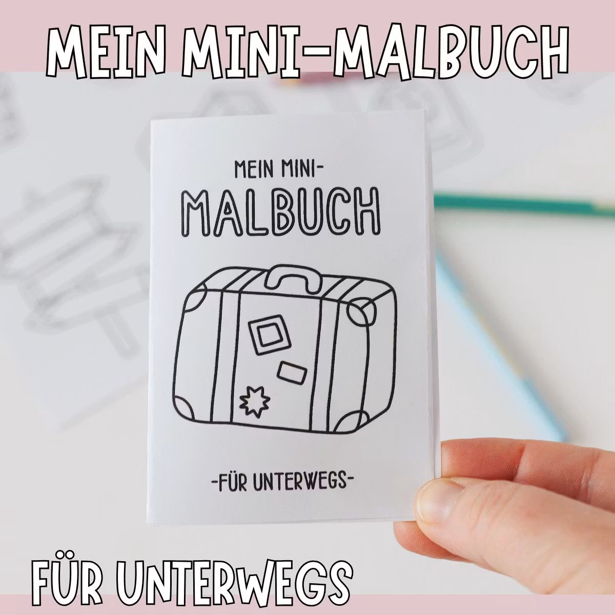 Mein Mini-Malbuch - Für unterwegs