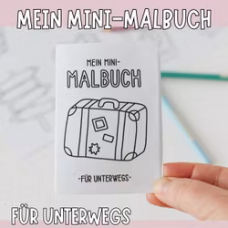 Mein Mini-Malbuch - Für unterwegs