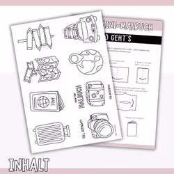 Mein Mini-Malbuch - Für unterwegs