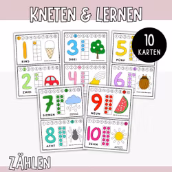 Kneten & Lernen - Zählen mit Knete