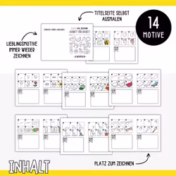 Zeichenbuch Schritt für Schritt - Sommer