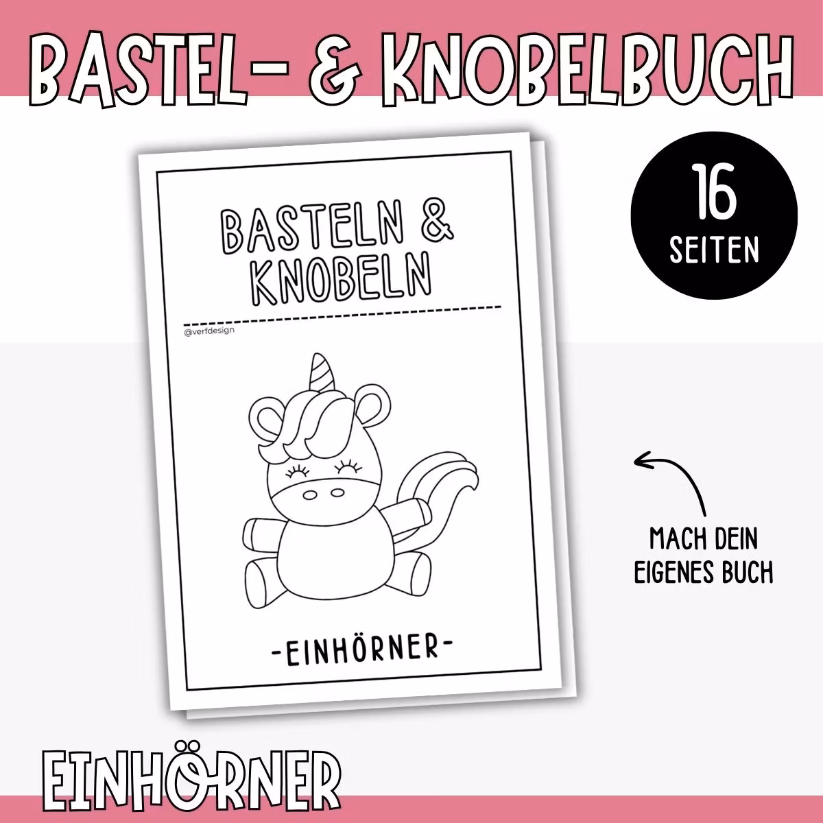 Bastel- & Knobelbush - Einhörner