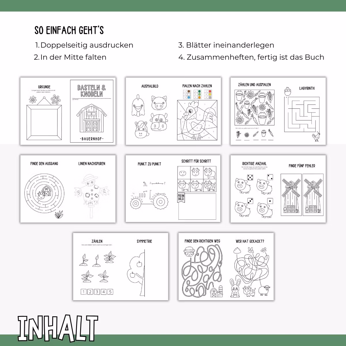 Bastel- & Knobelbush - Bauernhof