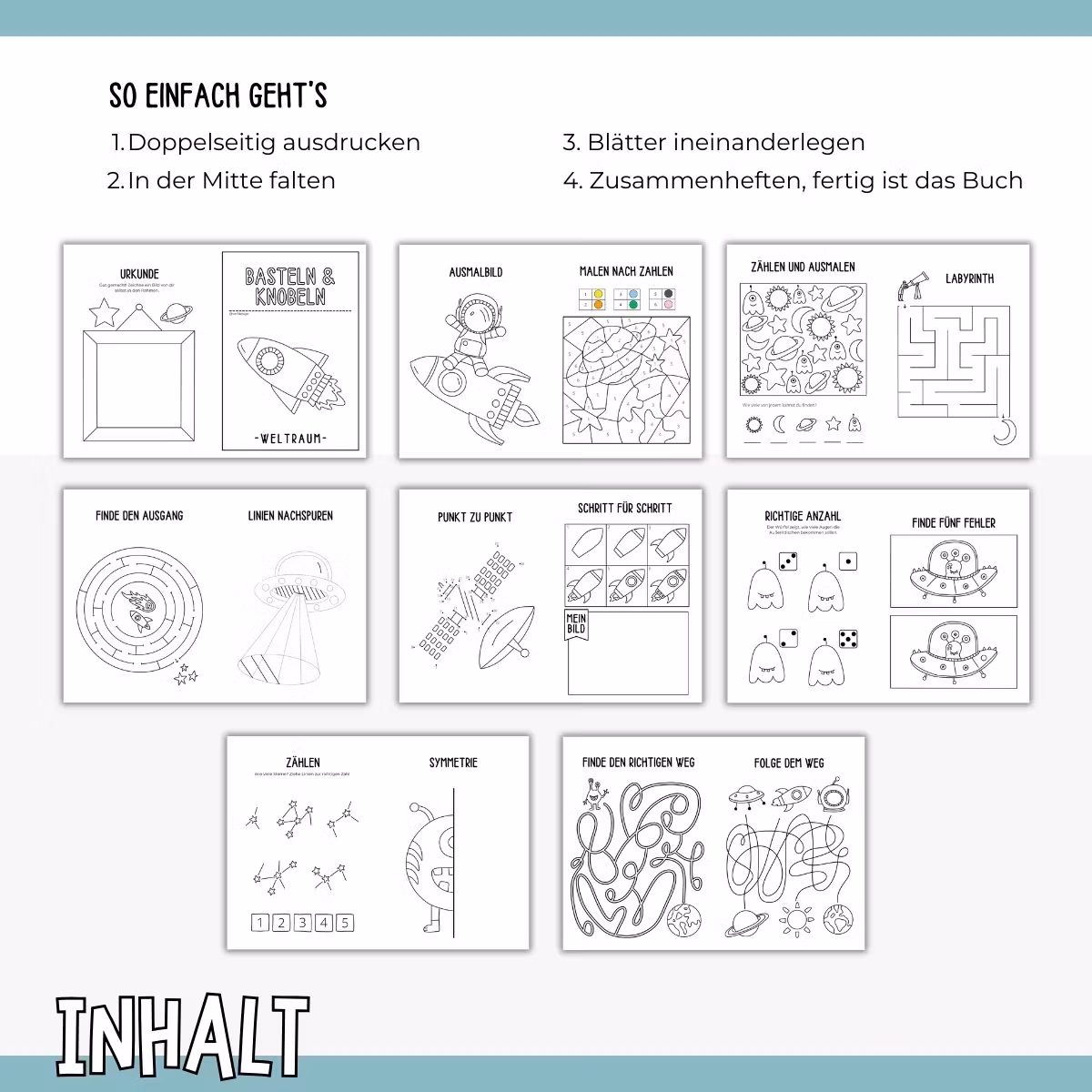 Bastel- & Knobelbush - Weltraum