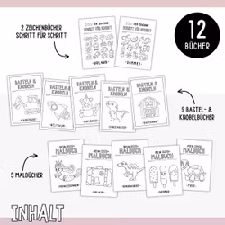Bastelbücher für unterwegs - Das ultimative Paket