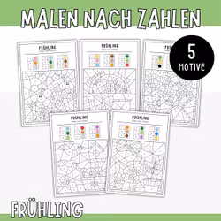Malen nach Zahlen - Frühling
