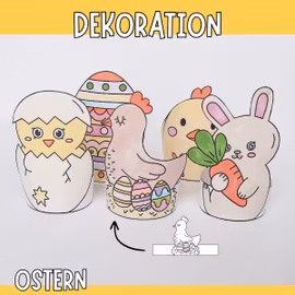 Osterbasteln für Kinder - Dekorationen