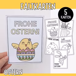Osterkarten - 5 Motive