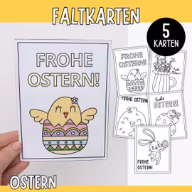 Osterkarten - 5 Motive