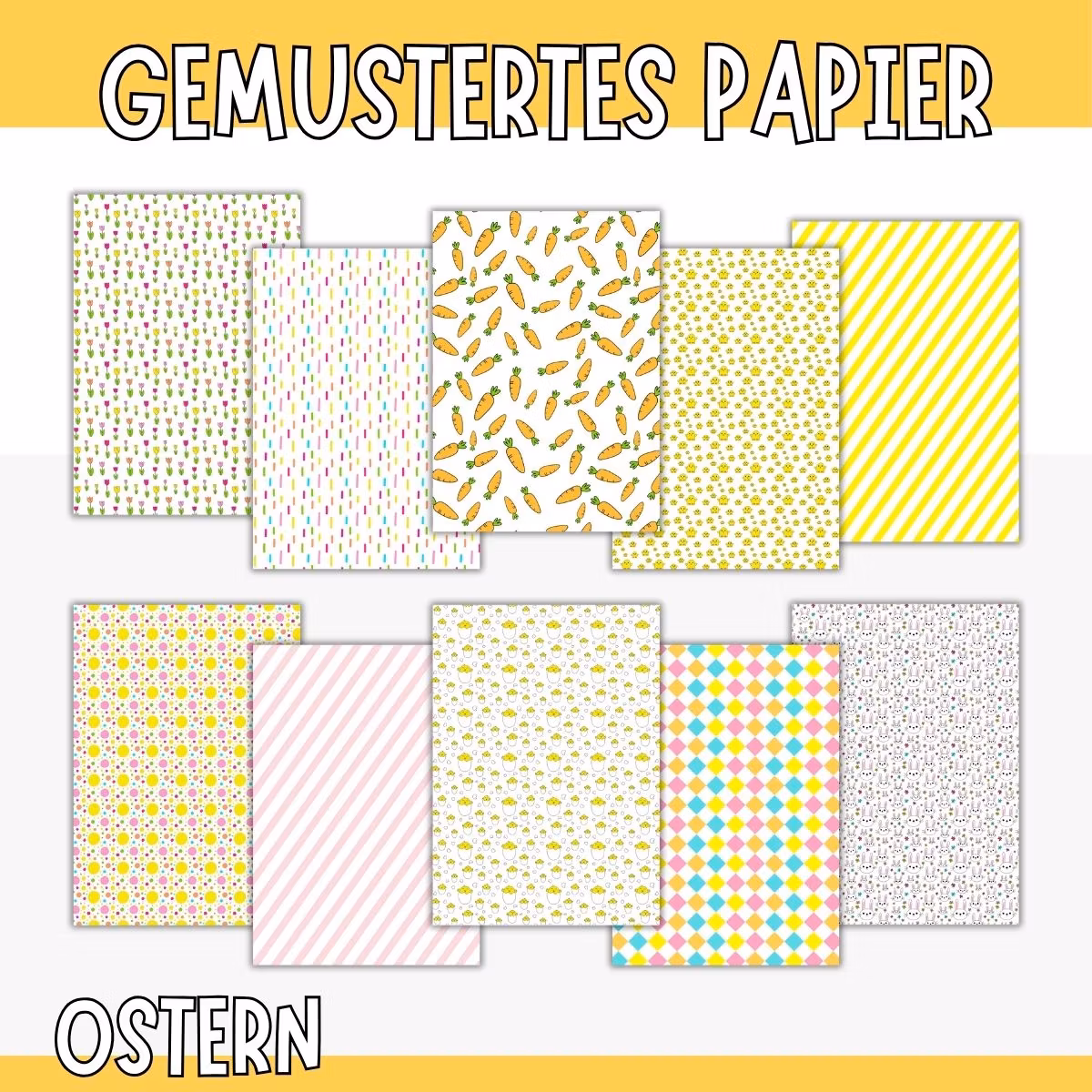 Österliches Motivpapier zum Ausdrucken