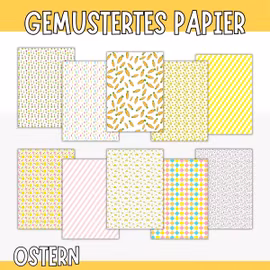 Österliches Motivpapier zum Ausdrucken
