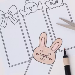 Osterbasteln - Lesezeichen zum Ausdrucken