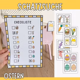 Schatzsuche für Kinder - Ostern
