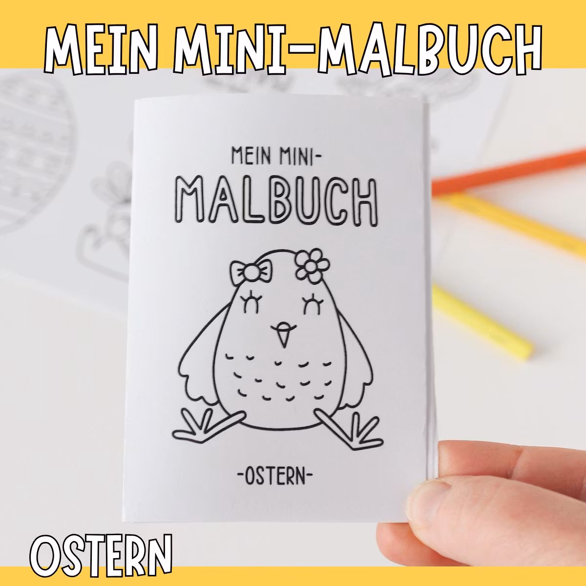 Mein Mini-Malbuch - Ostern