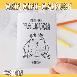 Mein Mini-Malbuch - Ostern