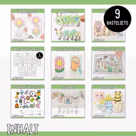 Frühlingsbasteln - Das ultimative Bastelpaket zum Ausdrucken