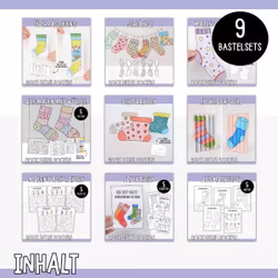 Rock deine Socken - Das ultimative Bastelpaket zum Ausdrucken