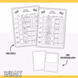 Zeichnen mit Würfel - Ostern