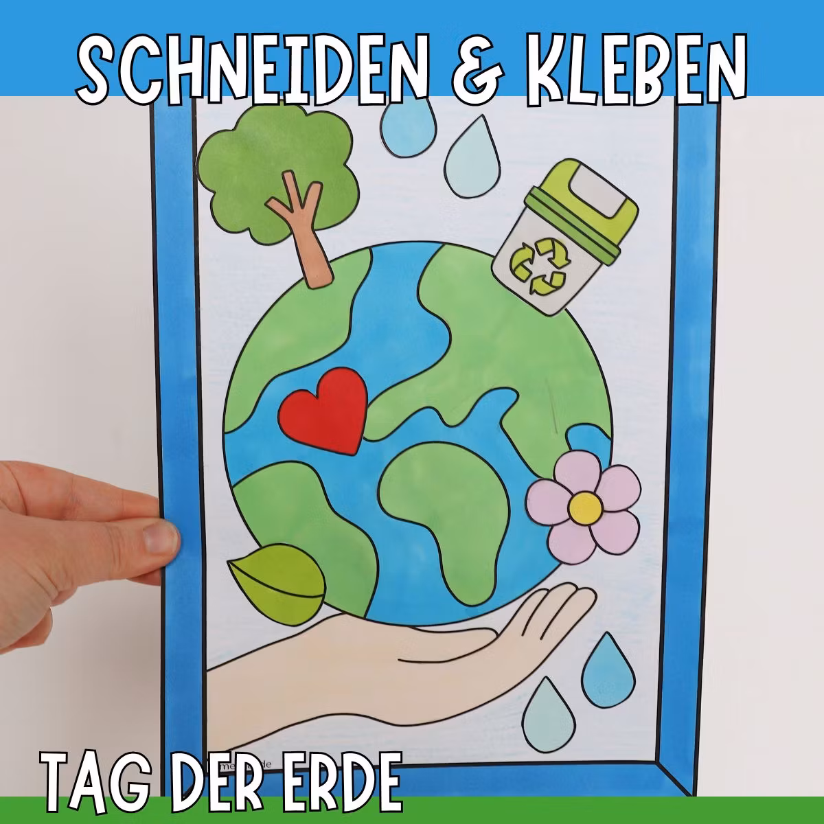 Bastelbild gestalten - Tag der Erde